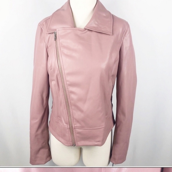 Halogen Pink Faux Jacket - Picture 4 of 6